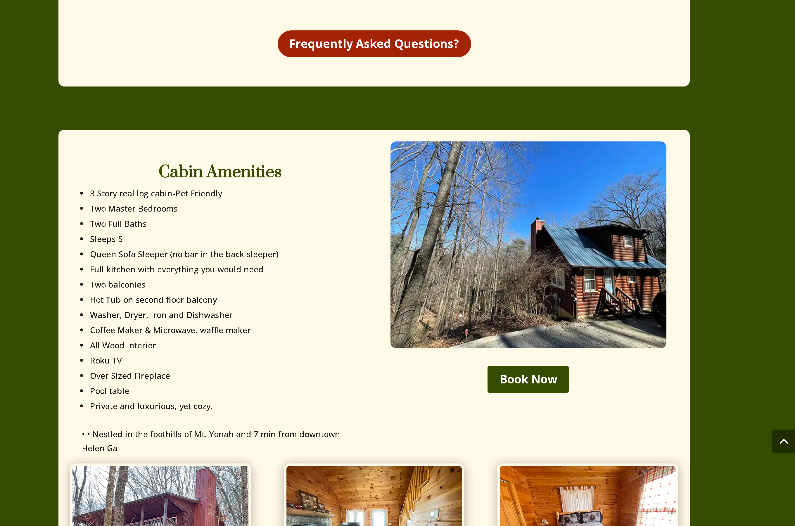 Property page gallery at the bottom